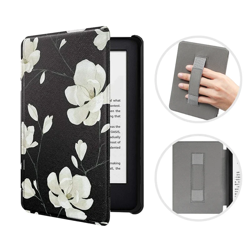 Für kindle paper white 7. 6. 5. Generation Fall 6 Zoll pu Ledertasche mit Hands ch laufe dp75sdi ey21 Papier weiß 3 2 1 Abdeckung