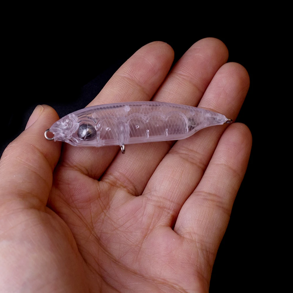 Image of Dr.Holife 10PCS Float Bleistift Köder Unlackiert Bleistift Blank Köder 6CM 4G Lipless Minnow Rohlinge DIY Angeln lockt Tackle