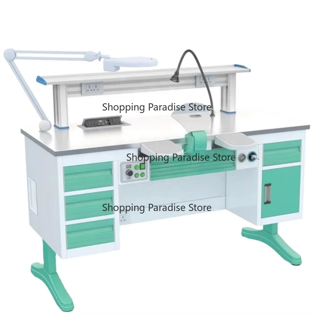 1.4m Single-Person Technician Workbench Desk Hot Sale Technical Engineering Computer Desk Metal Workbench Desk