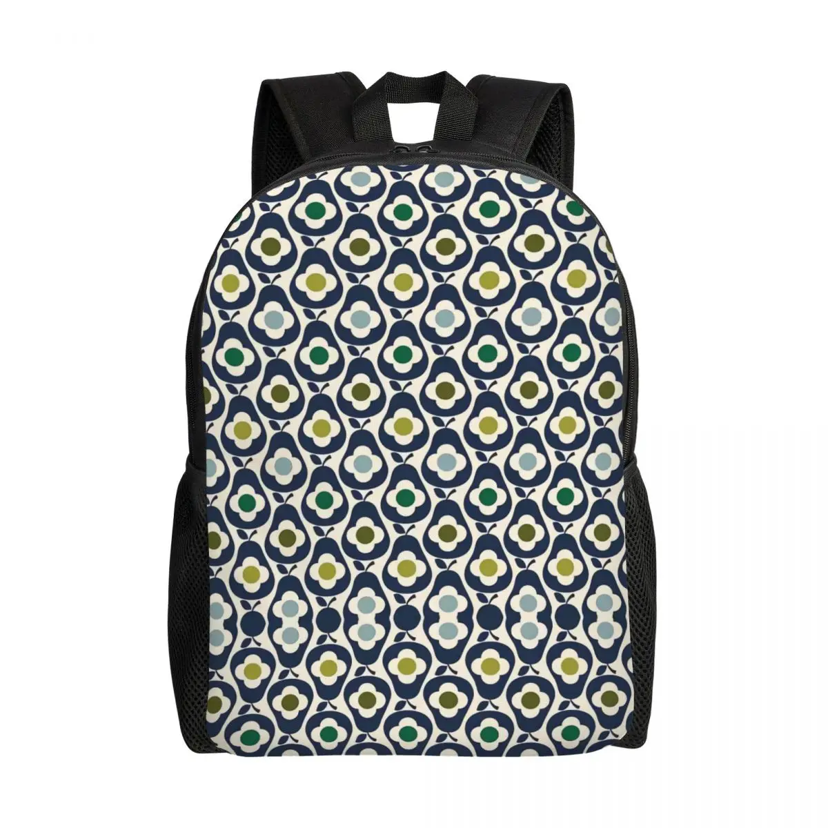 Pears Whale Orla Kiely Travel Backpack Women Men School Computer Bookbag Mid Century Modern College Student Daypack Bags