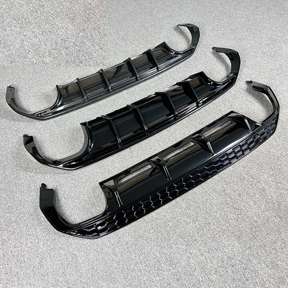 Suitable for Audi A3 A3L S3 Sedan 8Y 2021-2024 MAXTON Style Rear Bumper Diffuser Lip Spoiler Splitter Plate Body Kit Tuning