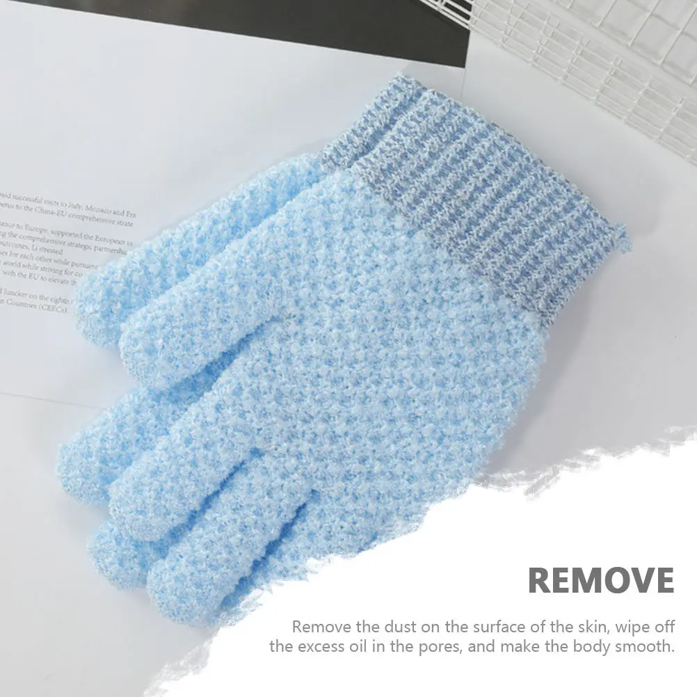 

12pcs Exfoliating Gloves Body Cleaning Nylon Scrubbing Bath Gloves Rich Foaming Comfortable Back Shower Mitts Glove