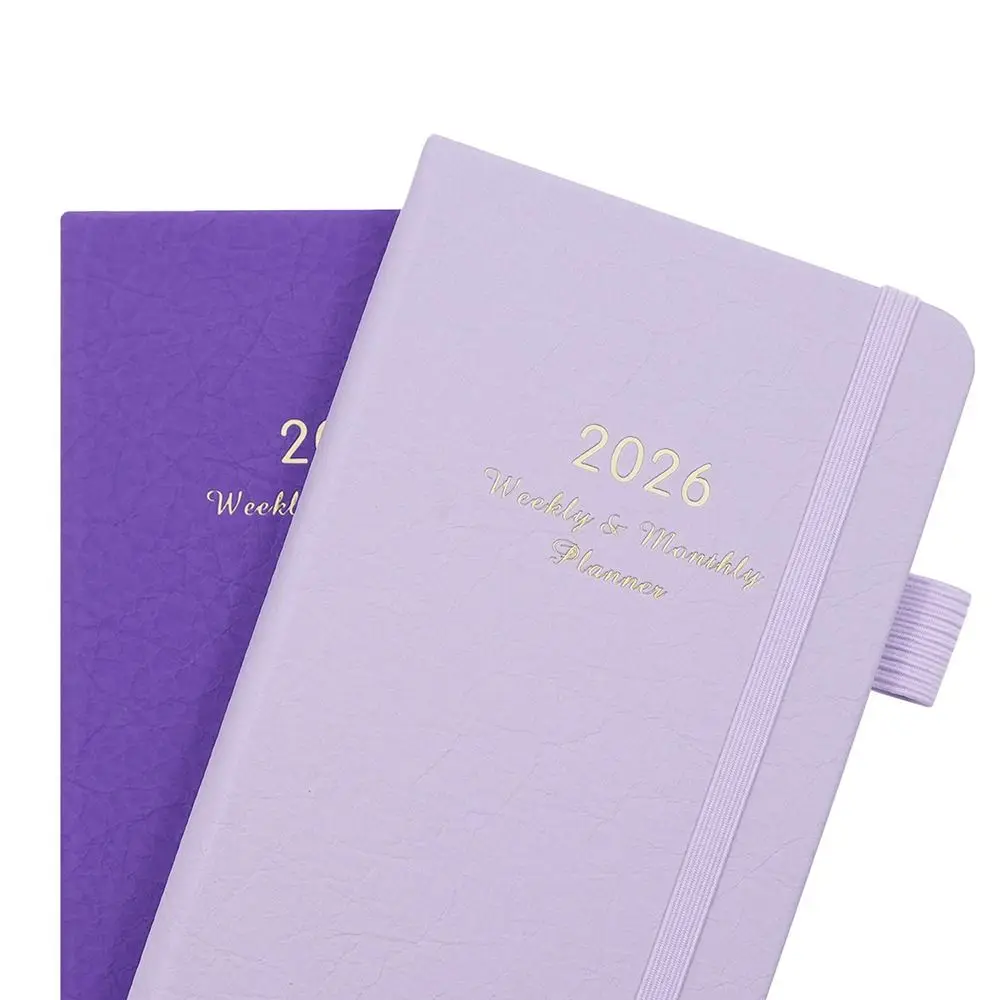 Work Efficiency 2026 Agenda Planner Notebook Learning Plan Life Check-in Diary Schedules Organizer WeeklyMonthly Planner Office
