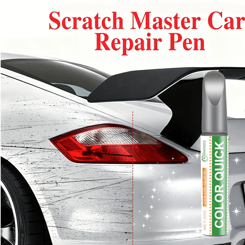 Car-Specific Touch-Up Paint Brush - Fixes Minor Scratches, Suitable for Cars, Trucks, Motorcycles, and More. Can Be Used for Car