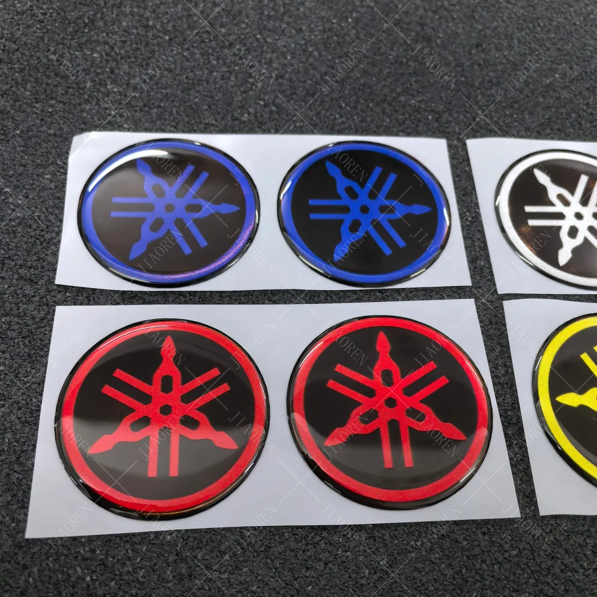 جل ثلاثي الأبعاد لملصقات ياماها شعار خوذة خزان الدراجة النارية شعار مائي #3