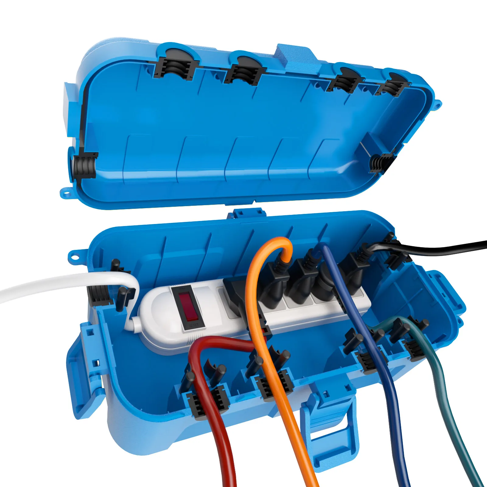 

Waterproof Outdoor Cable Boxes Halloween/Christmas Decoration Boxes Waterproof Cable Box for Extension Cables/Power Strips/Plugs