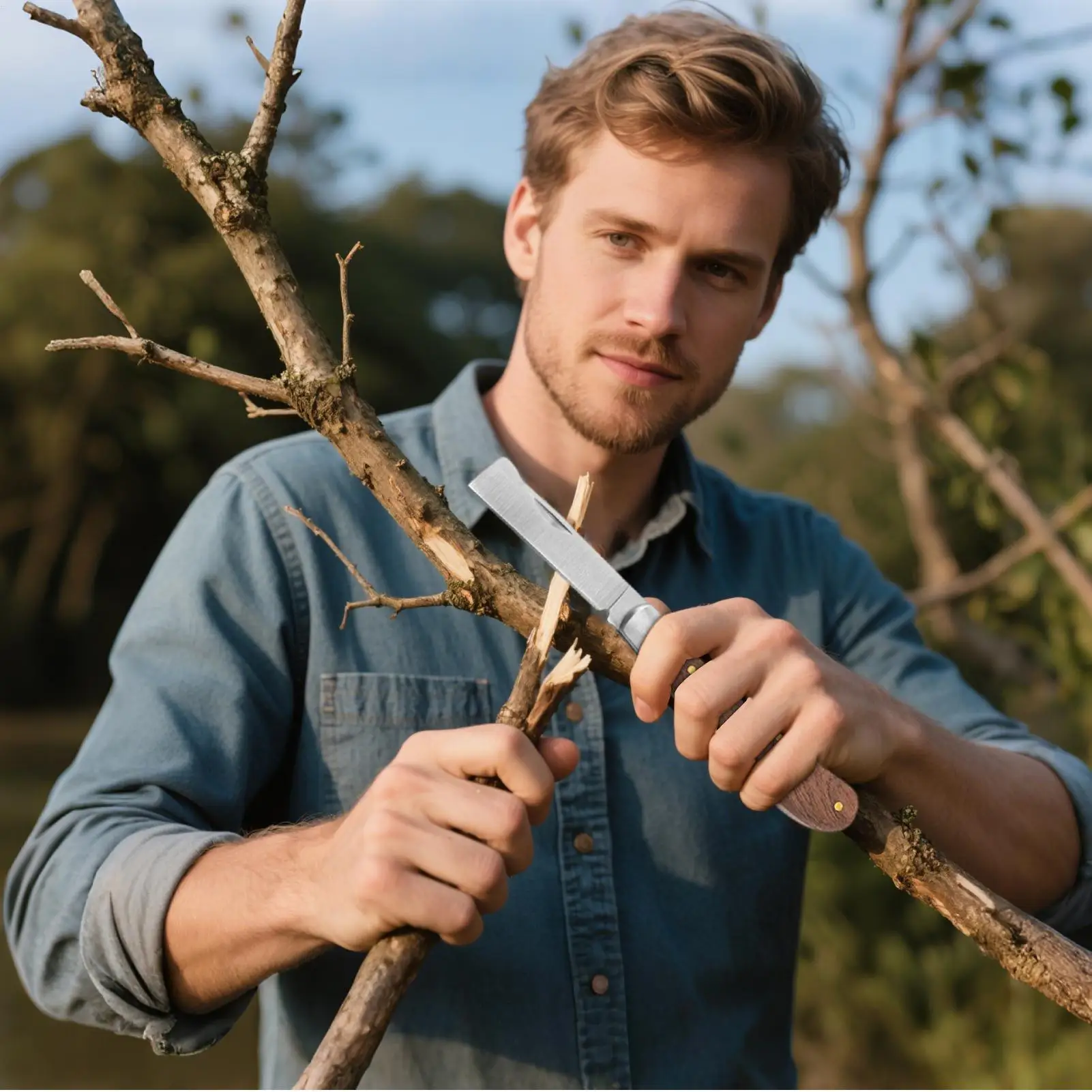 

Grafting Tool Folding Steel Wood Branch Cutter Professional Gardening Scissors For Tree Floral Flower Lawn Agricultural Foraging
