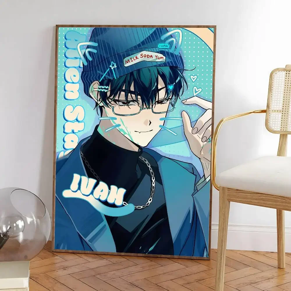 الغريبة المرحلة لوكا المشارك HD ديكور المنزل لزجة جدار مقاوم للماء غرفة المعيشة المنزلي بار ديكور جمالي #6