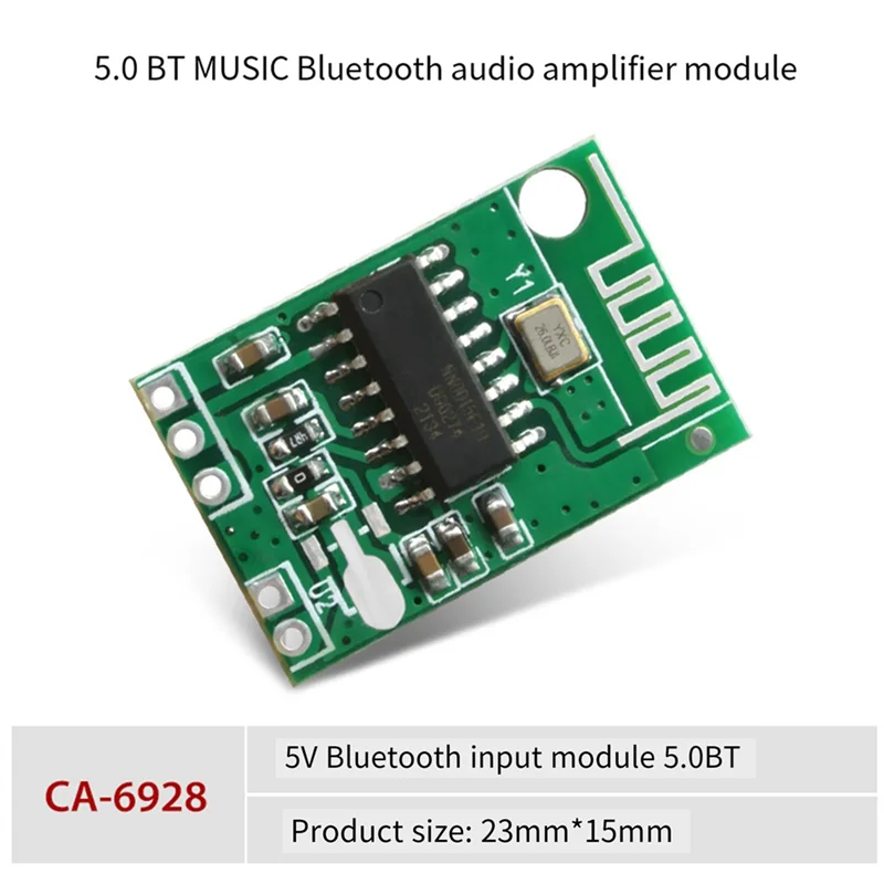 Adecuado 10 Uds módulo Bluetooth CA-6928 módulo de Audio Bluetooth 5V 5,0 BT Bluetooth altavoz placa de módulo amplificador de Audio