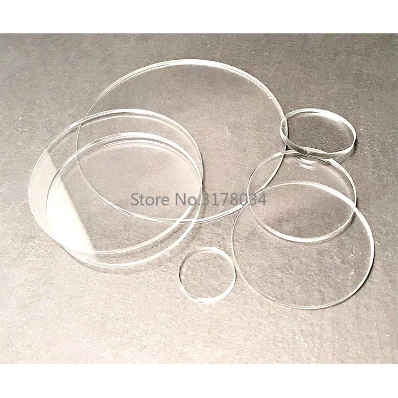 3mm Clear Geëxtrudeerde Cirkel Acryl Schijven Vel Voor fotolijsten Ronde Cake Schijven Houders DIY Craft Bakken Goederen Tool