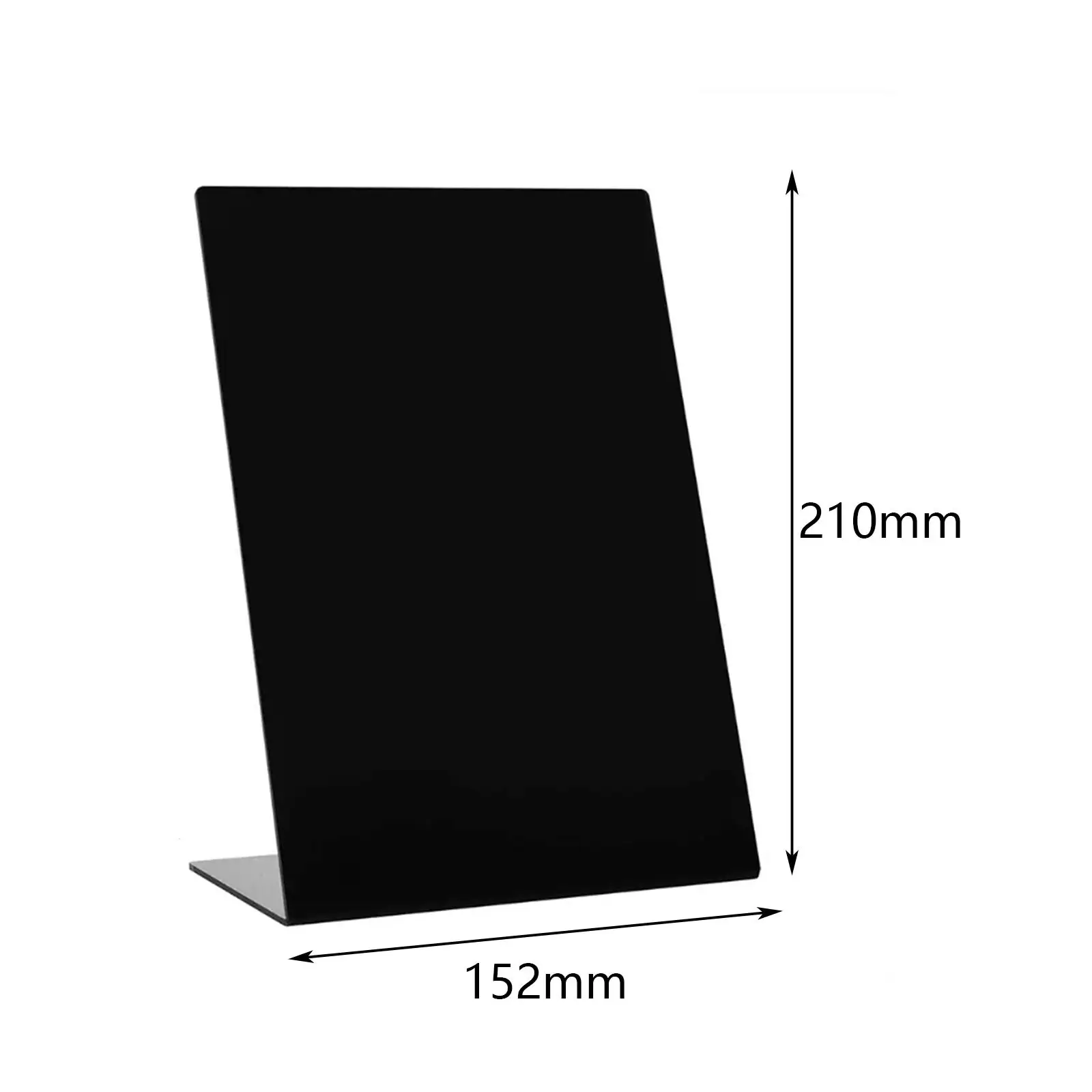 10x Chalkboard Signs L Shaped Wordpad Small Blackboard Message Board Labels