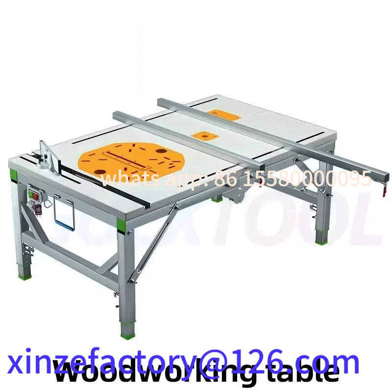 

Customizable Multifunctional Woodworking Workbench Saw Table Portable Folding Lifting