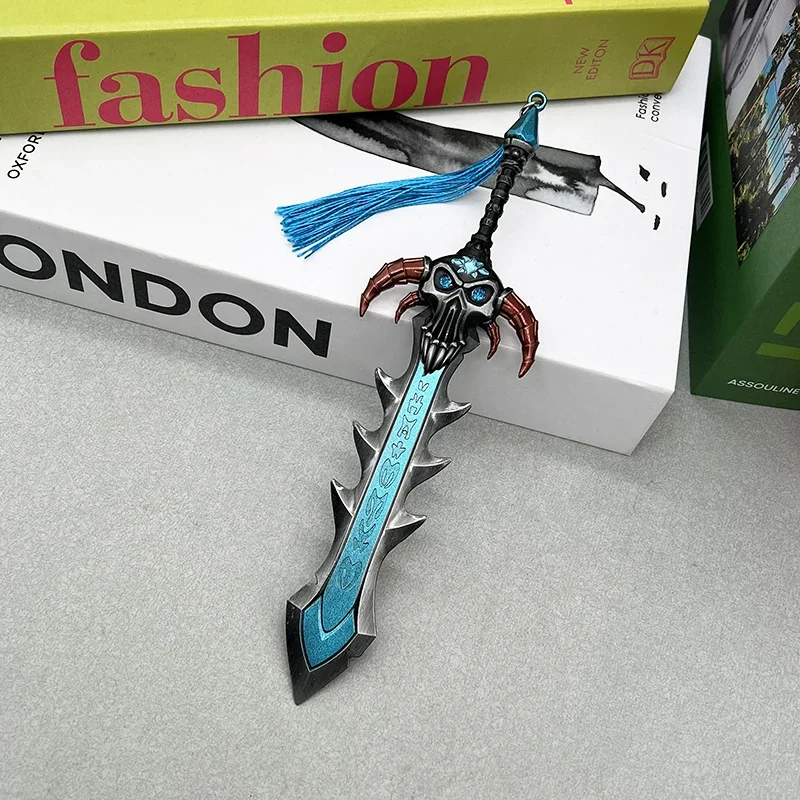 

20cm WOW Game Replica Slayer of the Lifeless Metal Sword Weapon Model Naxxramas Gothik the Harvester Collectible Decoration Toys