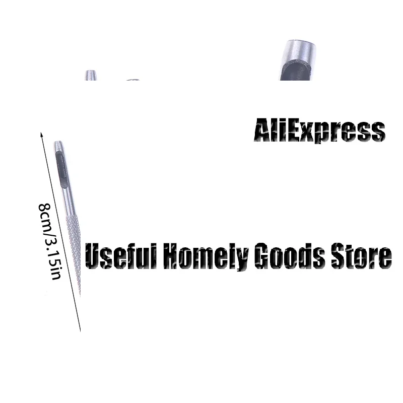 1 шт., дырокол для кожи 3-25 мм, круглый стальной кожаный дырокол для рукоделия, полый дырокол для металлических прокладок, кожа, пластика, резины