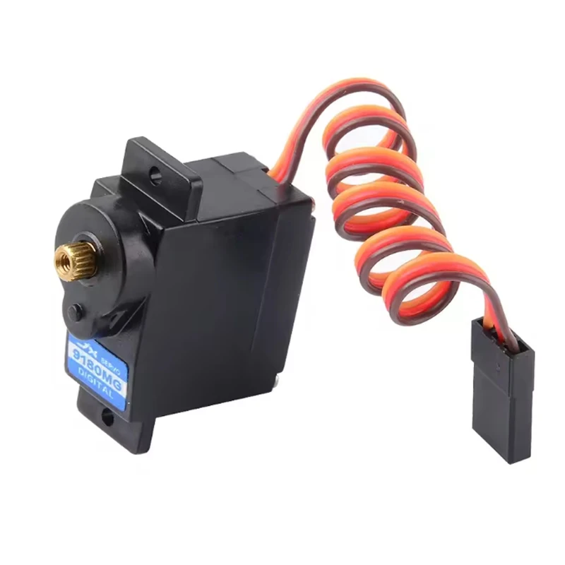 JX Servo PDI-9180MG 180 degrés Mini Servo 2.5kg 0.12sec 12g engrenage métallique Servo numérique pour avion à voilure fixe