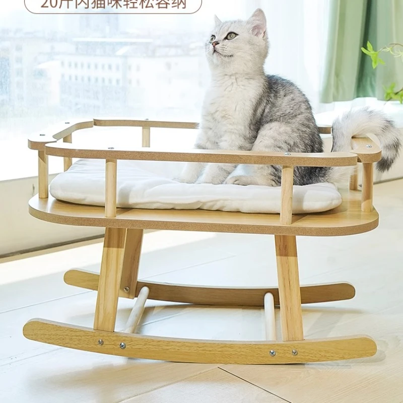 Cat cradle bed Shaker rocking chair Cat hammock swing Dog lying sofa summer kitten kennel pet bed