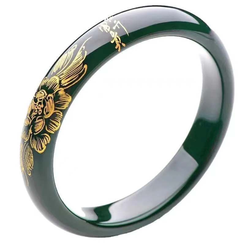 High quality gilded phoenix auspicious bracelet with gilded jade bracelet bangle bangles for women Gift Fashion Gift