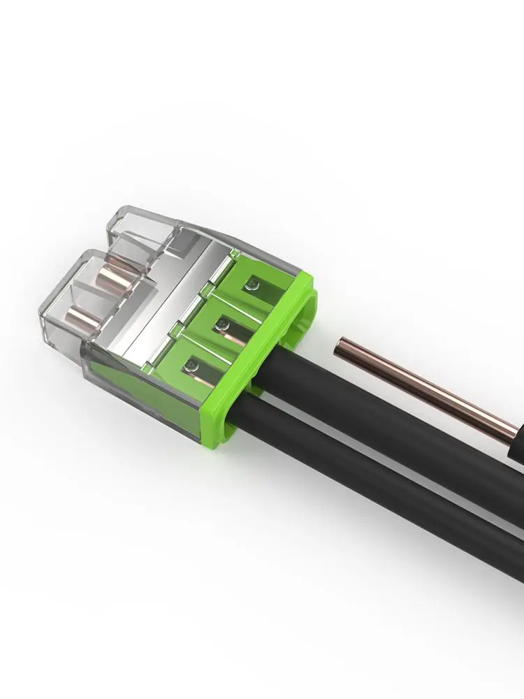 20/50szt Bezpośrednie złącze przewodu elektrycznego Szybkozłącze Zacisk okablowania Odpowiedni dla 20-14AWG — zdjęcie 2