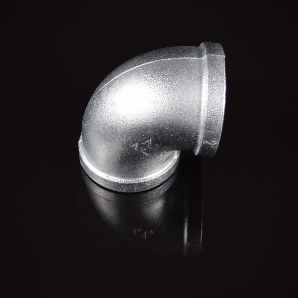 Iron Male Threaded Elbow Female Connector 45 Degree Elbow Connector 90 Cegree Pipe Connector DN15 DN20 DN25 DN32