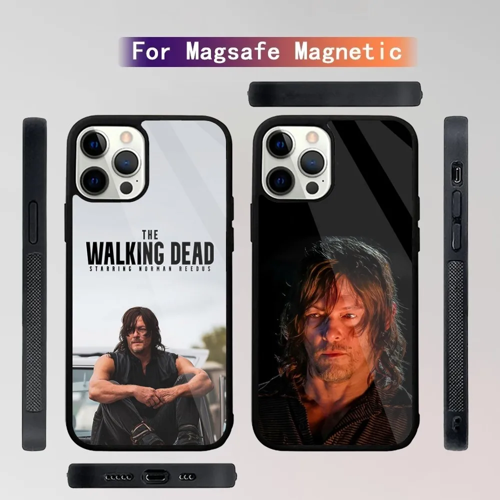 The Walking Dead Daryl Phone Case For iPhone 16,15,14,13,12,11,Plus,Pro,Max Mini Magsafe Magnetic Wireless Charging