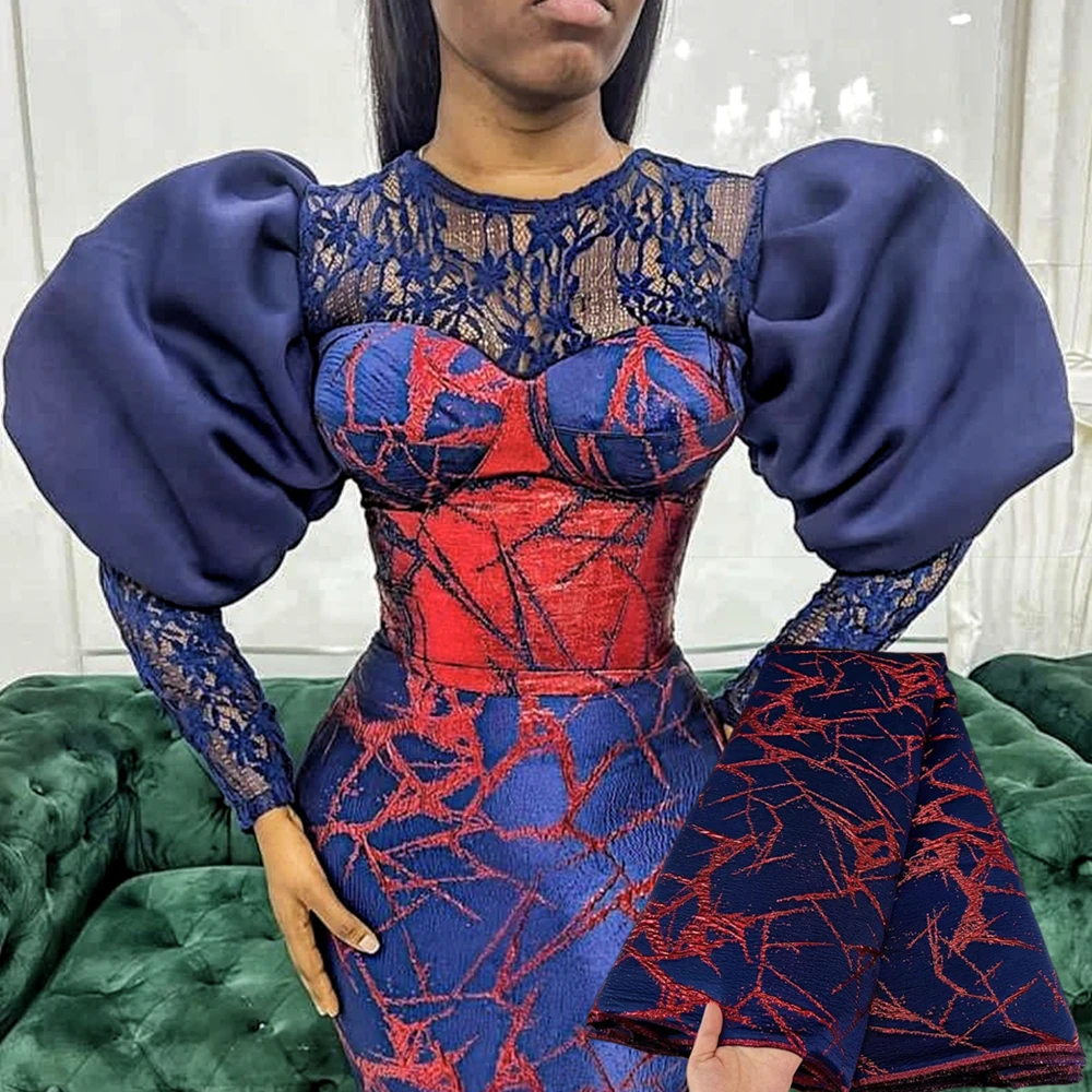 

Африканская кружевная ткань, 5 ярдов, роскошный французский гипюр, расшитый бисером, тюль, блестки, вышивка для свадебного платья от кутюр и праздничного платья