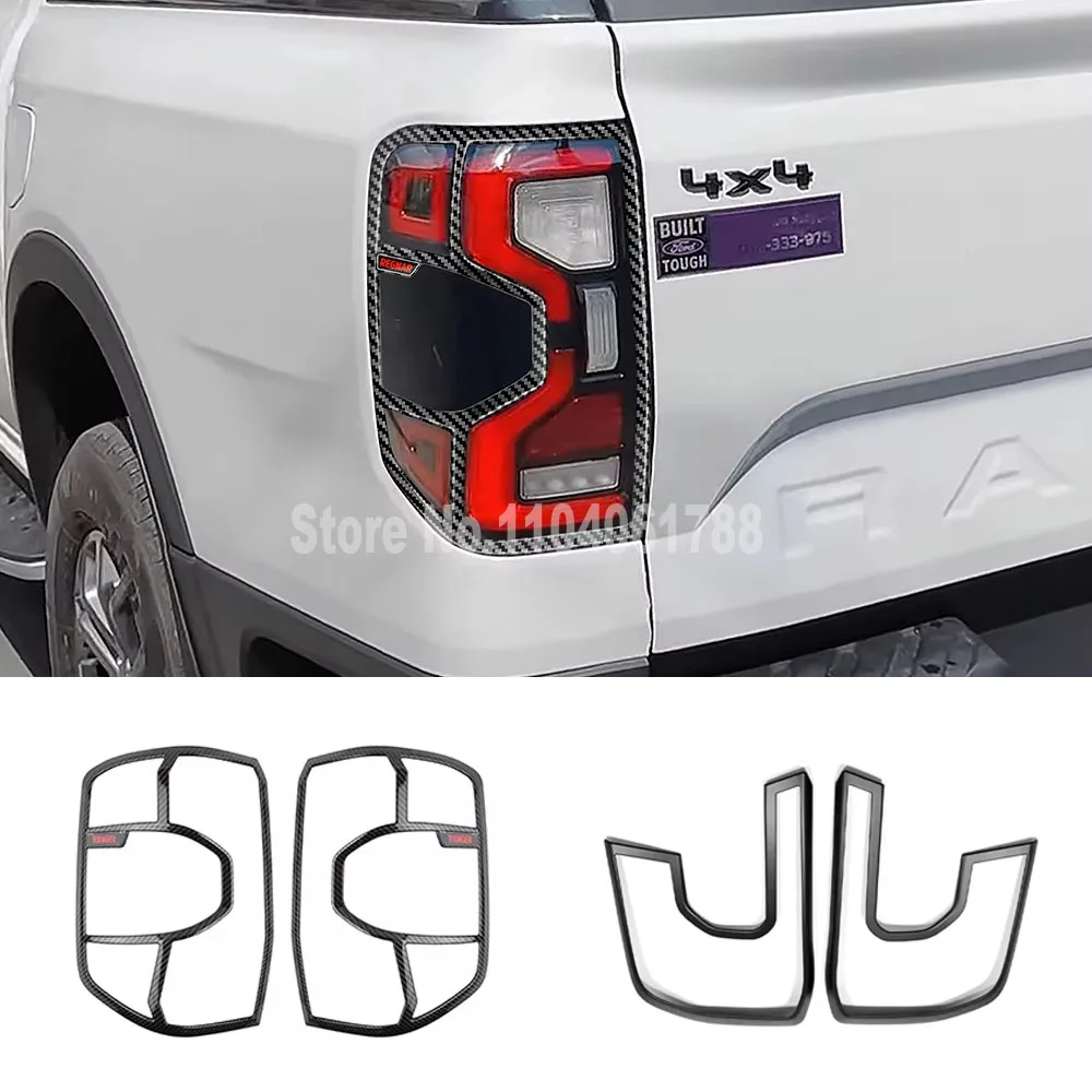

Front Bumper Fog Lamp Light Frame Cover Fit for FORD RANGER T9 2023 2024 2025 WILDTRAK SPORT XLT Taillight Protection Sticker
