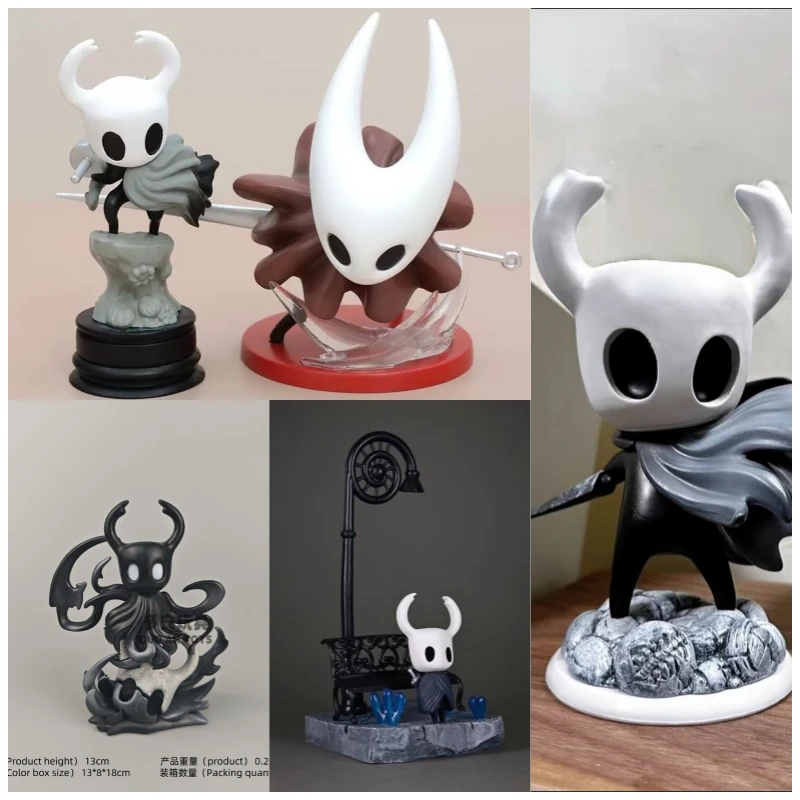 

Aixlan Q Version Hollow Knight 11cm PVC Action Figure Collectible Figurine Amine Christmas Gift Hollow Knight Fans