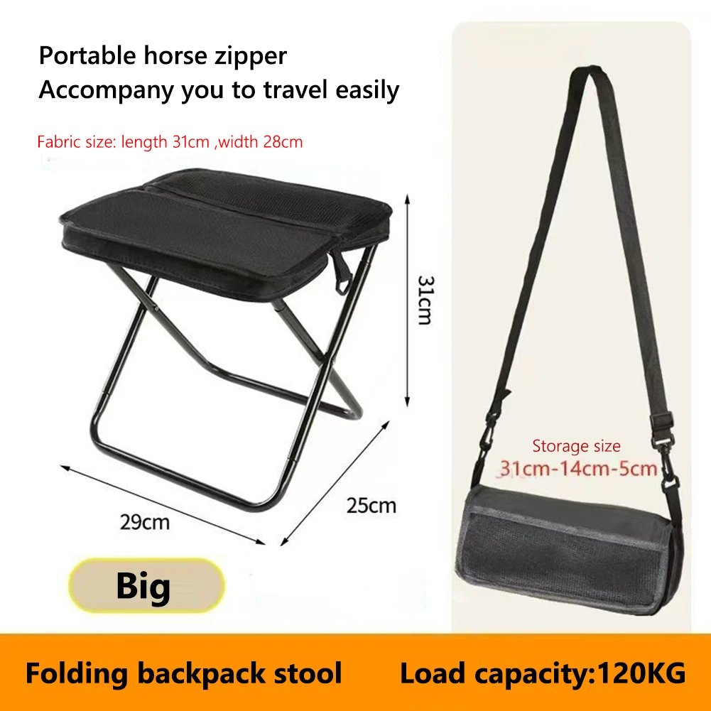 Wear-resistant Folding Backpack Stool Strong Load-bearing