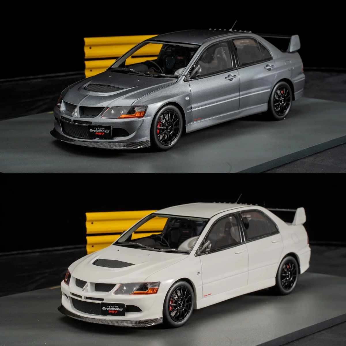 

OTTO 1:18 Lancer Evo 8 MR FQ-400 2005 JDM Limited to 2000 Units Worldwide Resin Metal Static Car Model Toy Gift