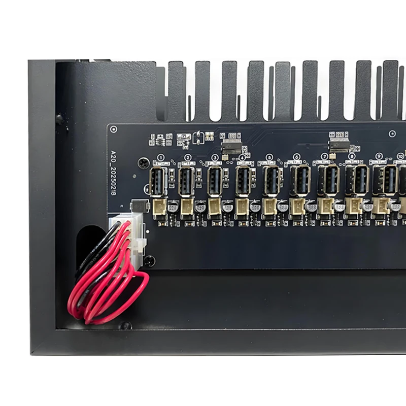 20 port box mobile phone farm USB hub Android main board control box batch synchronization control unified management smartphone