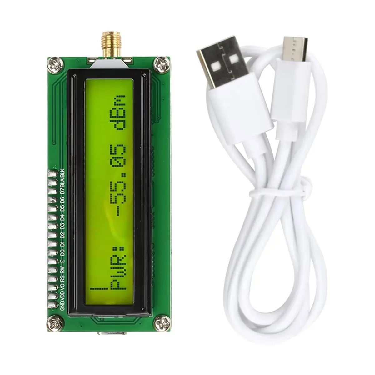 

NEW 35MHz-4400MHz Signal Generator Power Meter ADF4351 Signal Source Radio Amplifier DC 4.5V-5.5V Type-C