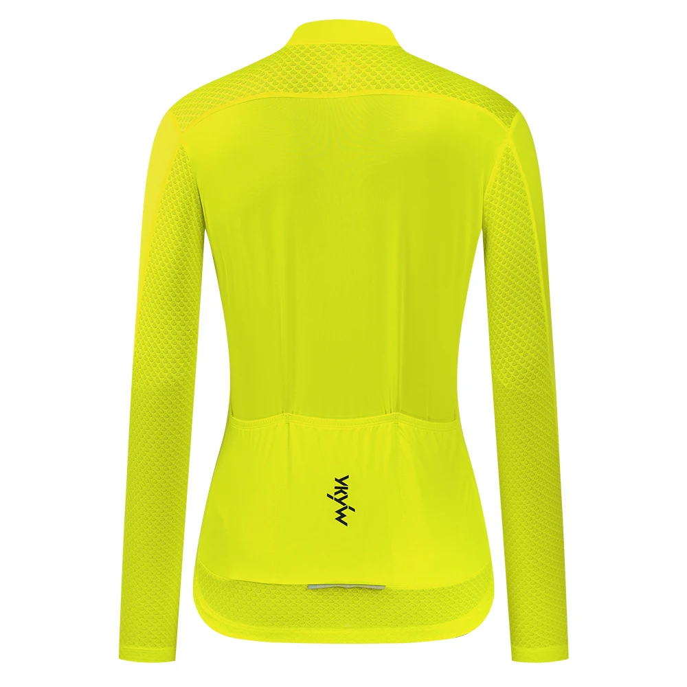 YKYW Bike Women Long Sleeve Cycling Jersey  4 Colors Bicycle Running MTB Clothing Breathable Thin Coat Racing Pro Team Jersey