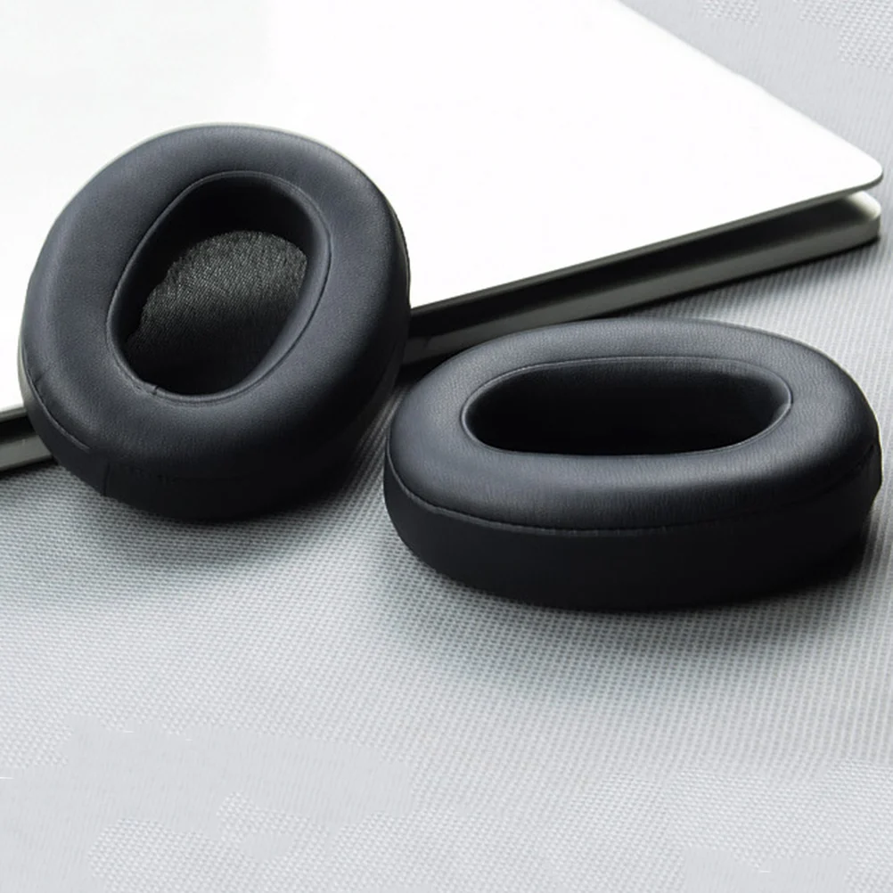 2Pcs Headset Sponge Cover Earpad Cushions Comfortable Touch Durable Compatible for Wh-Xb900n Black Wh-Xb900n Sponge Cover #5