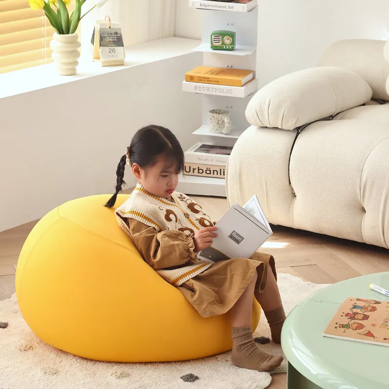 & Cute Kids Bean Bag Chair, Toddler Reading Sofa for Girls, Baby Lazy Lounger for Nursery, Kindergarten & Playroom Corner Decor