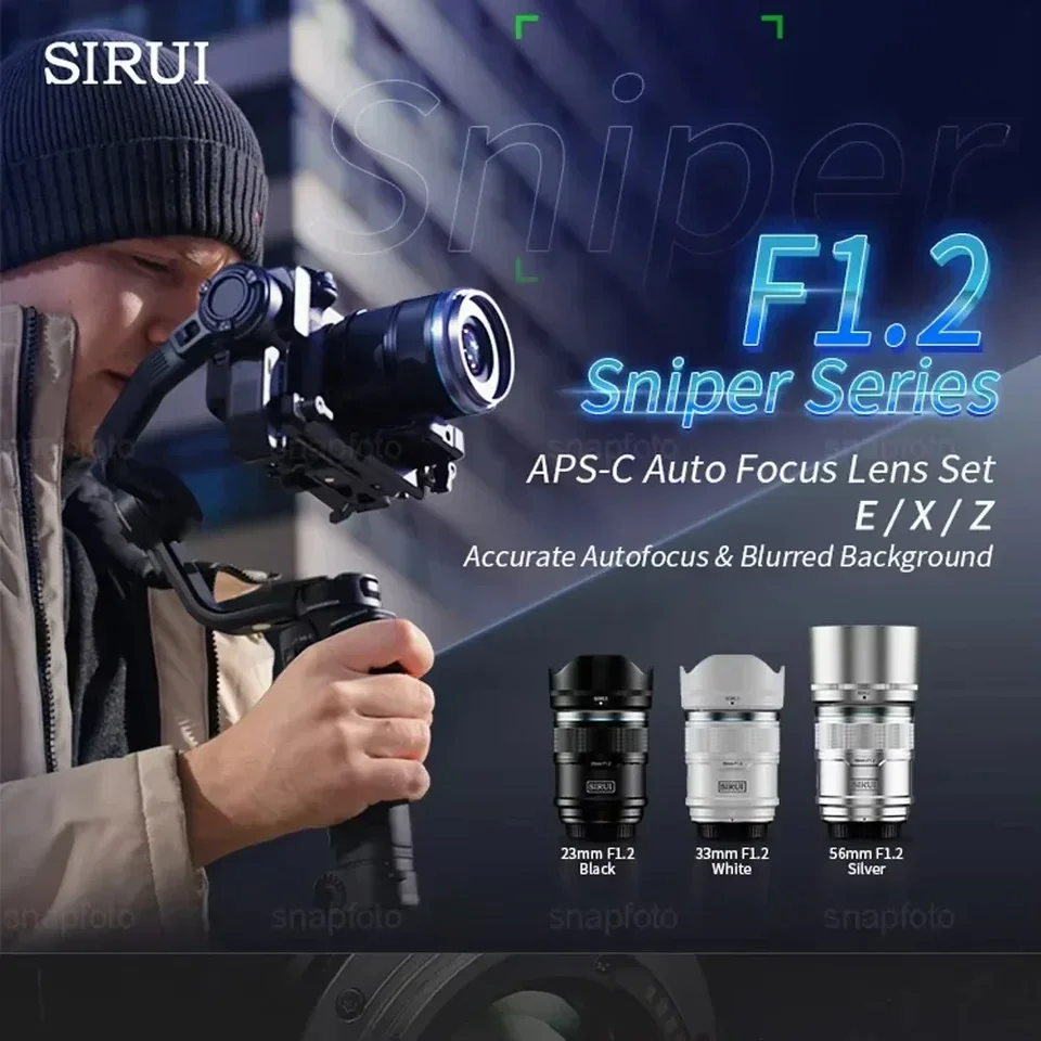 SIRUI 23mm F1.2 Lens for Sony E Fuji X Nikon Z