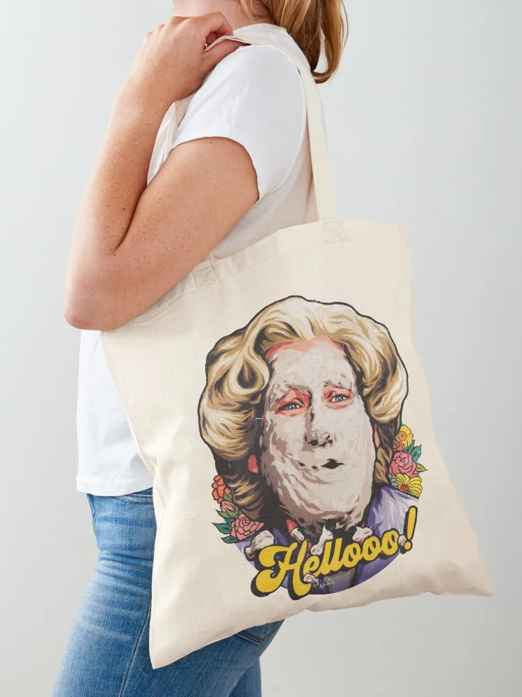 

Hellooo! Tote Bag Canvas large tote bag the tote bag shopper woman