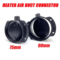 60mm 75mm Valve Flap Adjustable Air Diesel Heater Vent Ducting Branch Splitter Pipe Joiner Connector For Car Truck Camper