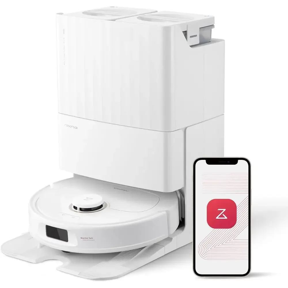 

Qrevo Pro Robot Vacuum and Mop with lexiArm Design Edge Mopping, Hot Water Mop Washing and Auto Mop Drying, Intelligent Dirt Det