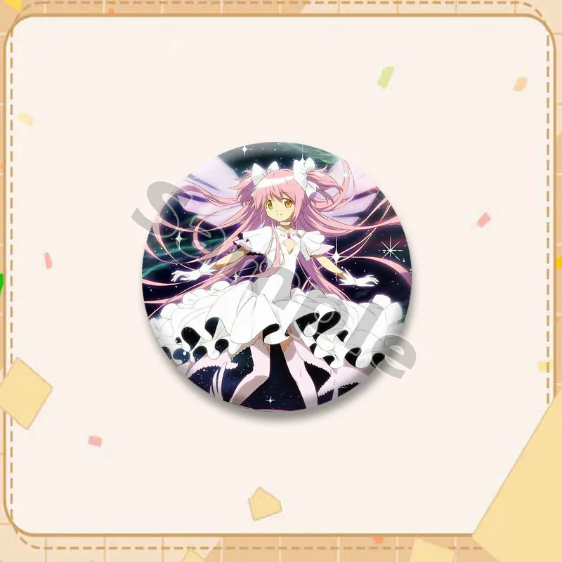 Niedliche Madoka Kaname Emaille-Pins Anime-Mädchen Cosplay Brosche Rucksack Kleidung Hut Deko Schmuck Cartoon-Charakter Abzeichen Geschenke für Freunde – Detail 7