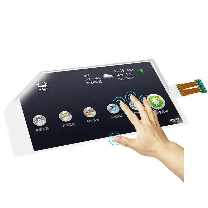 65 Inch Touch Glass Foil Film for ized High Precise Touch