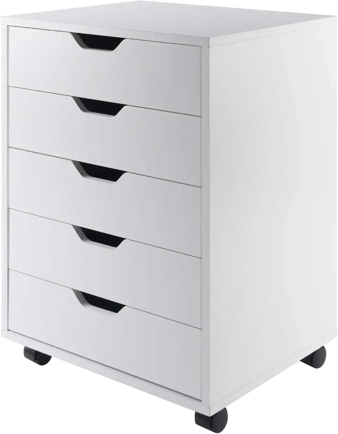 

10519 Halifax 5-Drawer Composite Wood Cabinet, White