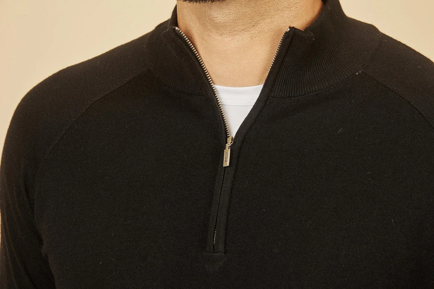 BLSK CPRT セーター カシミヤ メンズ 2025年新作 暖かい 長袖 ストレート スタンドカラー ニット 伸縮性 ジッパー 高品質 大きいサイズ M-4XL