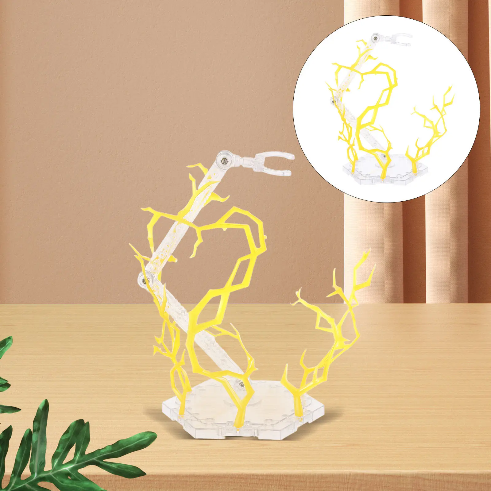 

Transparent Action Figure Stand Adjustable Angles Stable Base for Posing Collector Display Character Show Holder