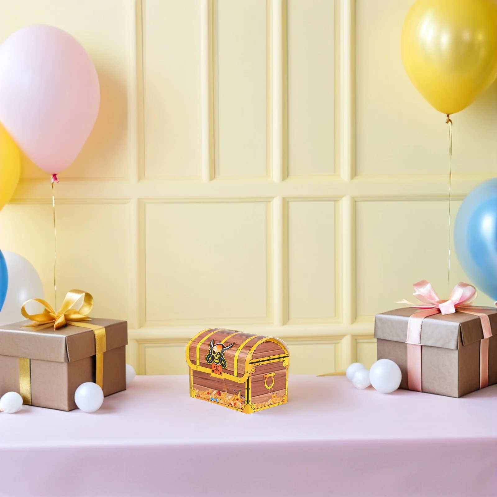 

20 Pcs Pirate Treasure Box Handheld Vintage Chest Candy Boxes Mini Storage Party for Favors Pastry