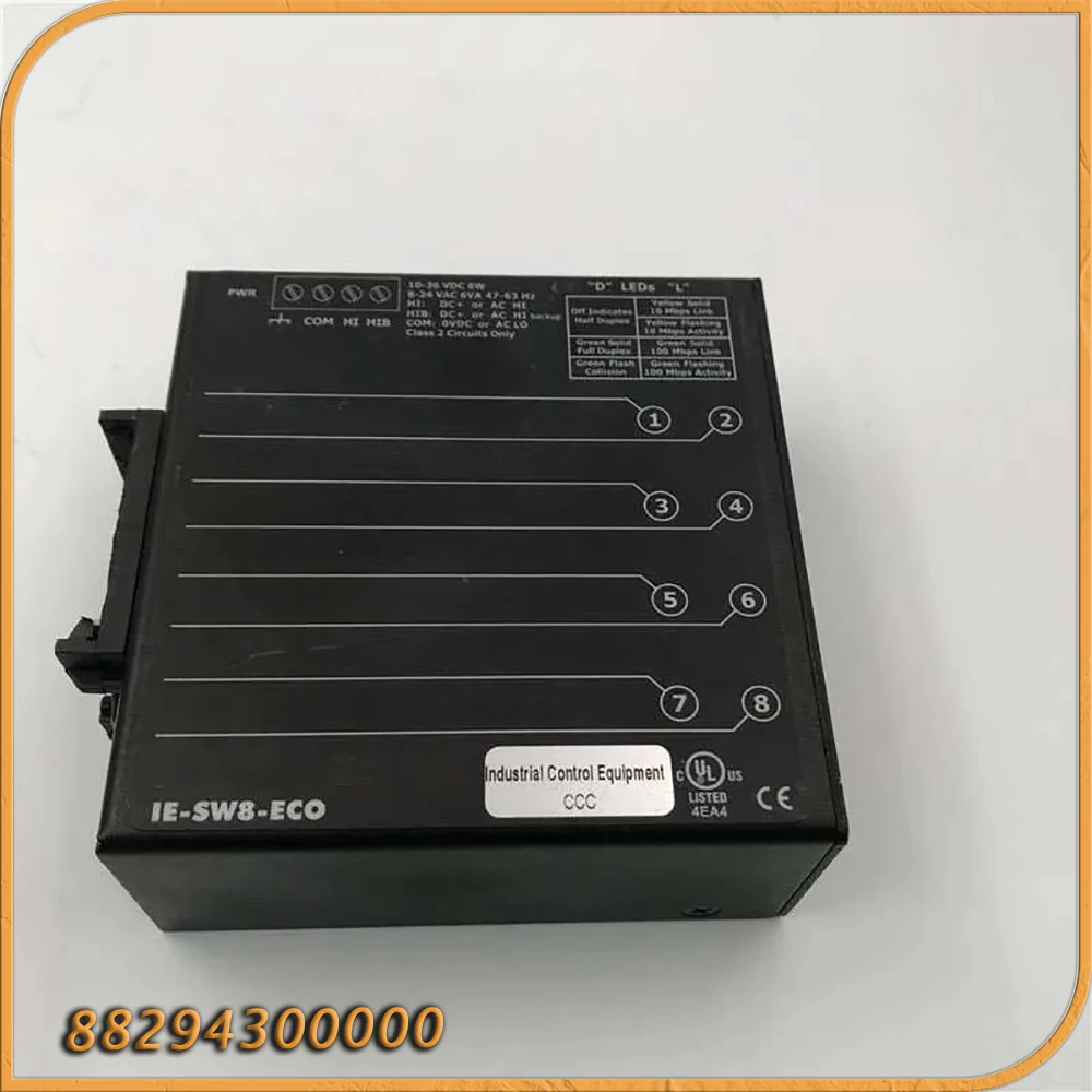 

Для сетевого коммутатора Weidmuller Industrial Ethernet 10/100 Мбит/с ECO-Switch IE-SW8-ECO 88294300000