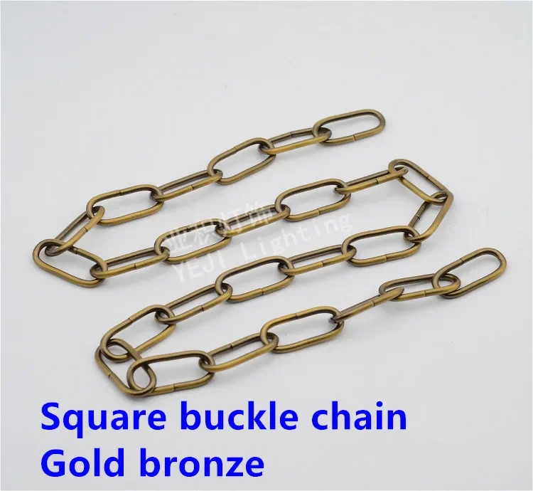 

gold bronze Bearing chains hanging chain Suitable for retro chandelier crystal lamp lights Lighting Accessories DIY