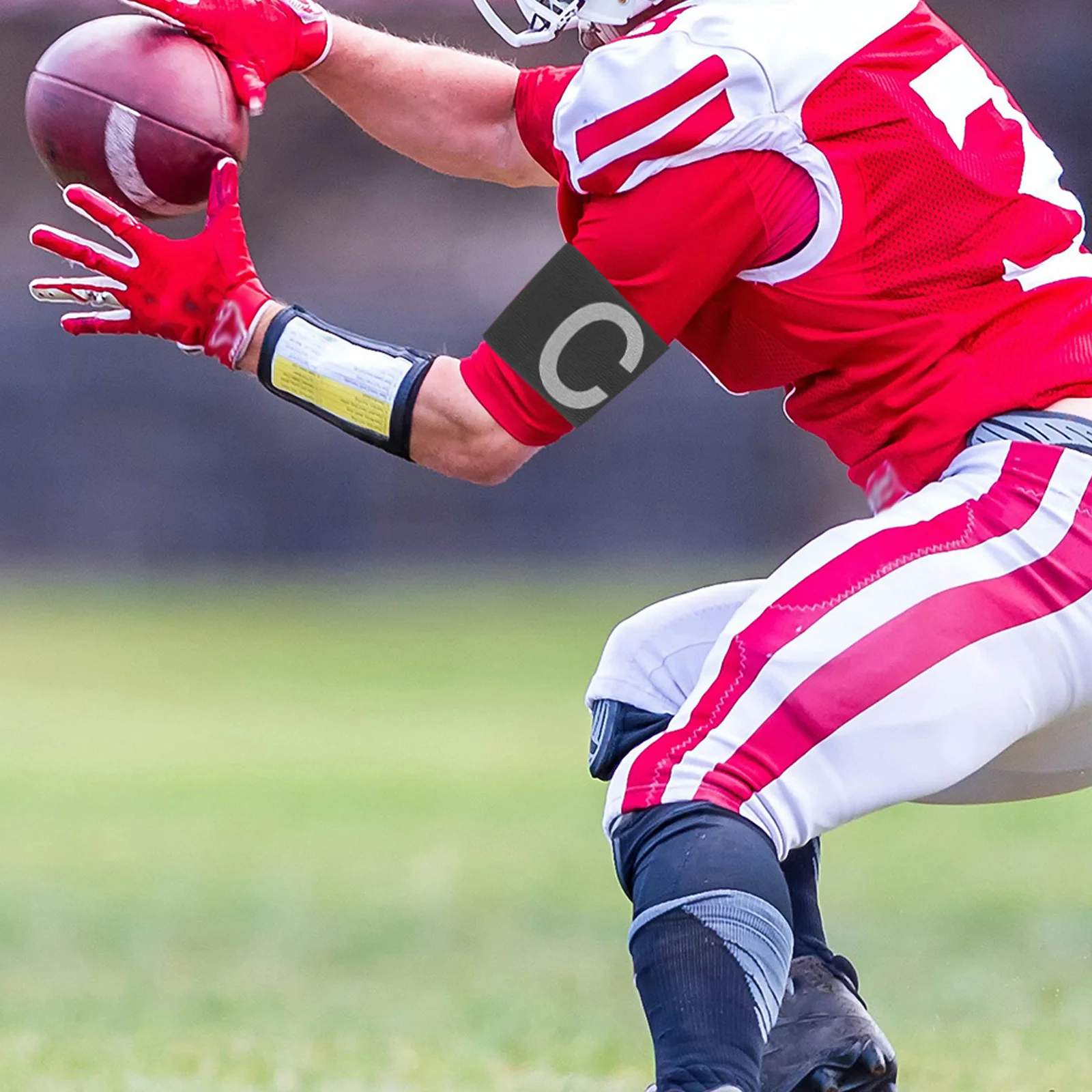 

4Pcs Captain Armbands Soccer Wear-Resistant Professional Football Bands Non-Slip Portable Team Sports Accessory