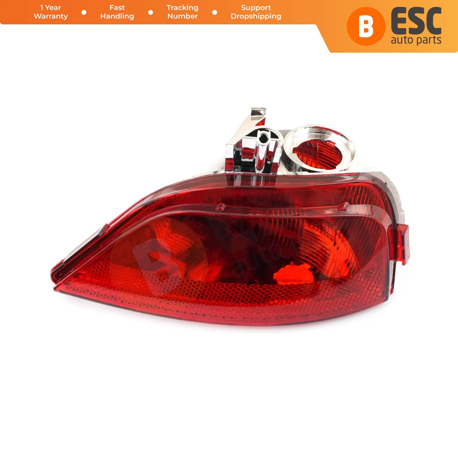 

ESP990-1 Rear Bumper Tail Fog End Light Lamp Lens Reflector Left Side 265852501R for Renault Megane MK4 Hatchback MODELS ONLY!!