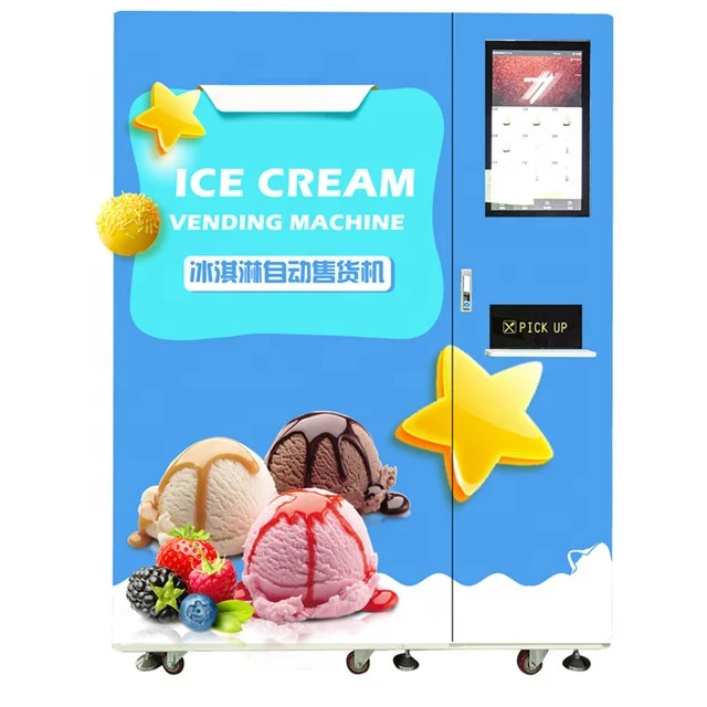 YG 32-inch Ice Cream Vending Machine Fresh Food Maker Automatics Commercial Machine for Sale