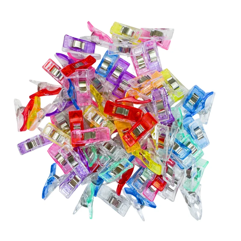 

Sewing Clips Securing Quilting Clip For Crafting Crocheting Knitting Clothing Sewing Tool Colorful Plastic Sewing Clip Craft